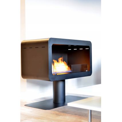 InFire - Chimenea BIO 82,5x74,3 cm 3kW negro