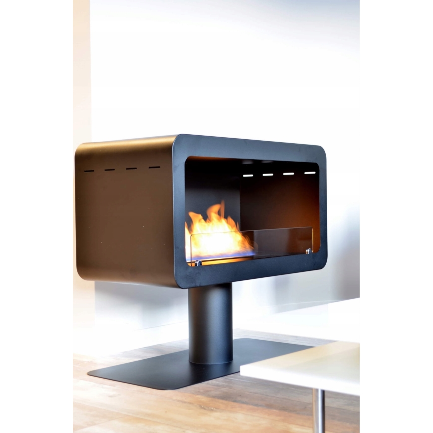 InFire - Chimenea BIO 82,5x74,3 cm 3kW negro