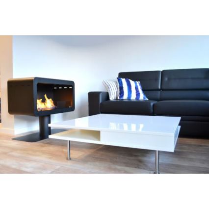 InFire - Chimenea BIO 82,5x74,3 cm 3kW negro