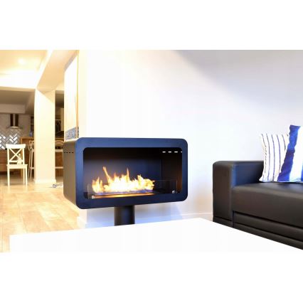 InFire - Chimenea BIO 82,5x74,3 cm 3kW negro