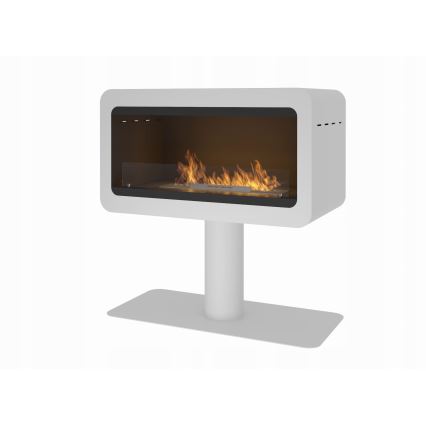 InFire - Chimenea BIO 82,5x78 cm 3kW blanco