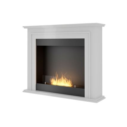 InFire - Chimenea BIO 90x112,5 cm 3kW blanco+