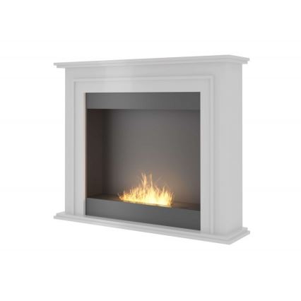 InFire - Chimenea BIO 90x112,5 cm 3kW blanco+