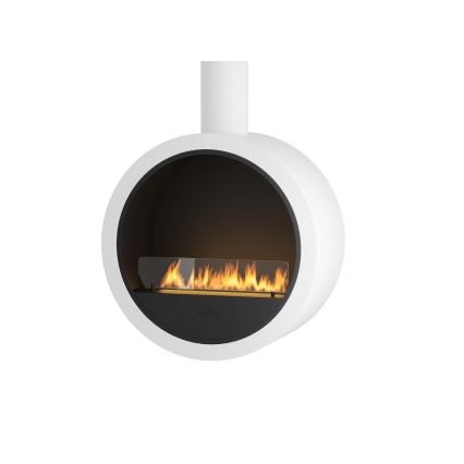 InFire - Chimenea BIO colgante d. 70 cm 3kW blanco