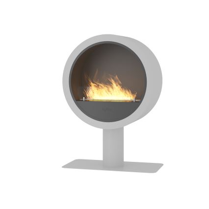 InFire - Chimenea BIO diámetro 72,5 cm 3kW blanco