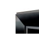 InFire - Chimenea BIO empotrable 79x55 cm 3kW negro