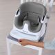 Ingenuity - Asiento de silla de comedor 2en1 BABY BASE gris