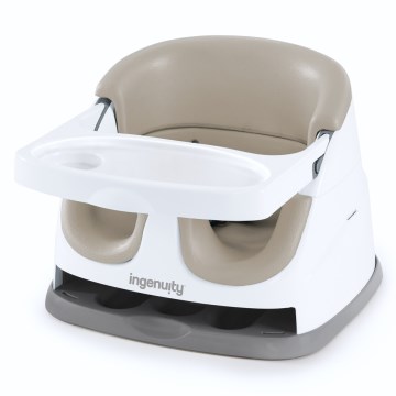 Ingenuity - Asiento elevador 2en1 BABY BASE beige
