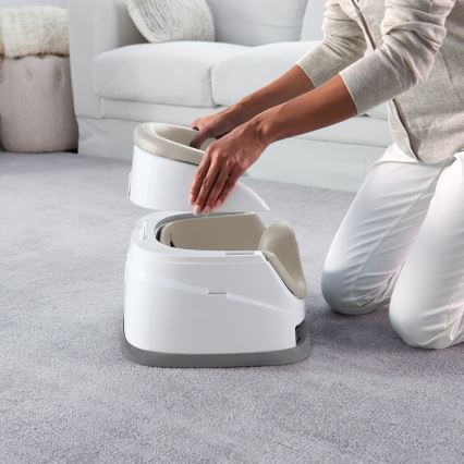 Ingenuity - Asiento elevador 2en1 BABY BASE beige