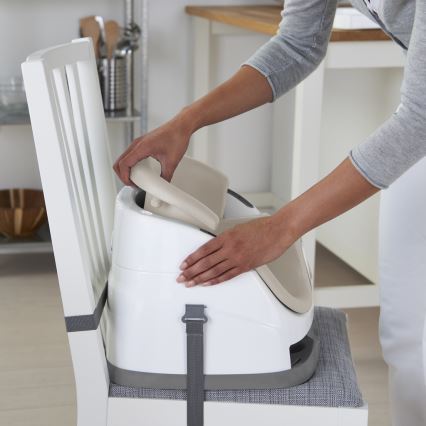 Ingenuity - Asiento elevador 2en1 BABY BASE beige