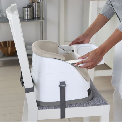 Ingenuity - Asiento elevador 2en1 BABY BASE beige