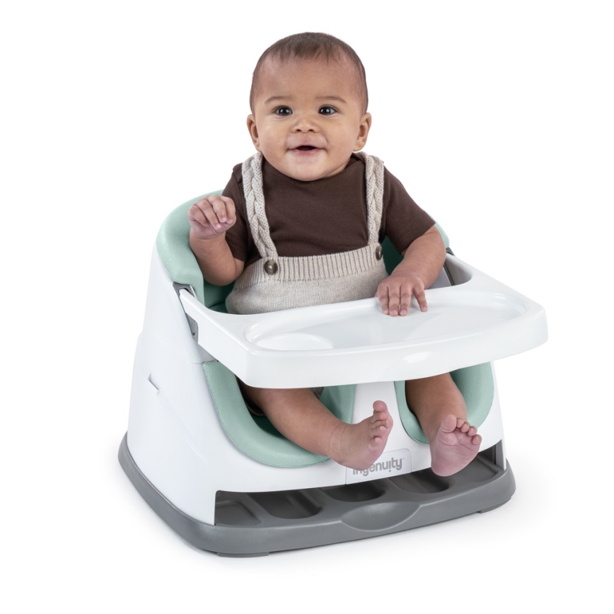 Ingenuity - Asiento elevador 2en1 BABY BASE menta