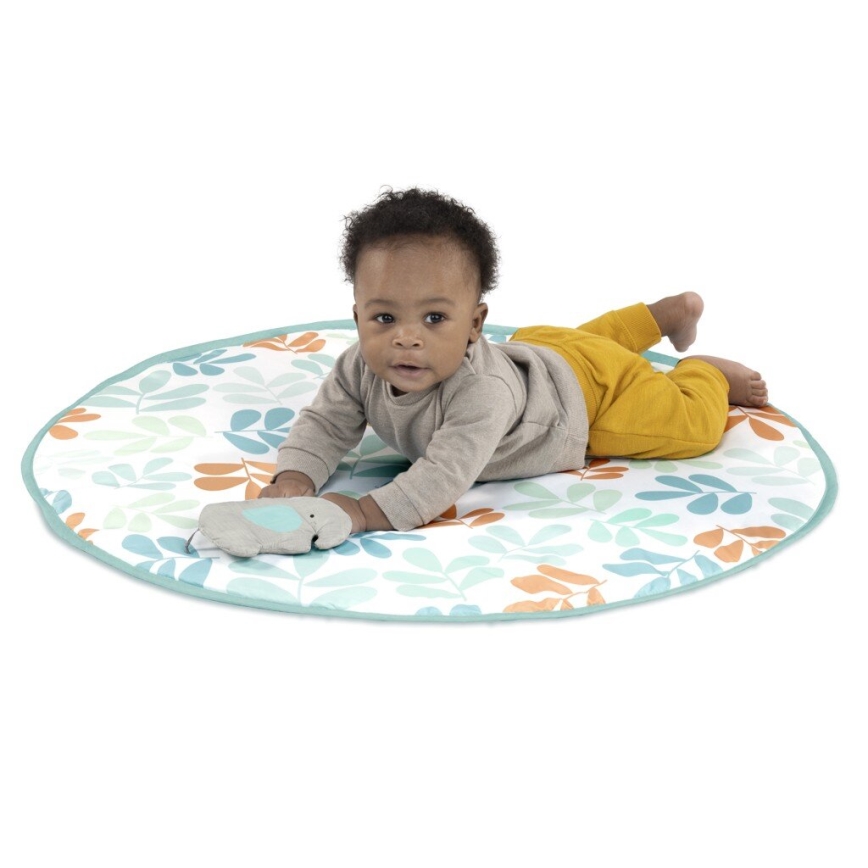 Ingenuity - Manta infantil para jugar con un trapecio de madera SOL VALLEY