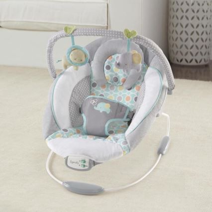 Ingenuity - Tumbona vibradora para bebés con melodía MORRISON 3xC
