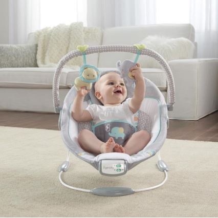 Ingenuity - Tumbona vibradora para bebés con melodía MORRISON 3xC