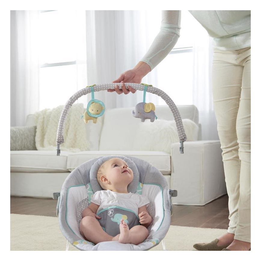 Ingenuity - Tumbona vibradora para bebés con melodía MORRISON 3xC