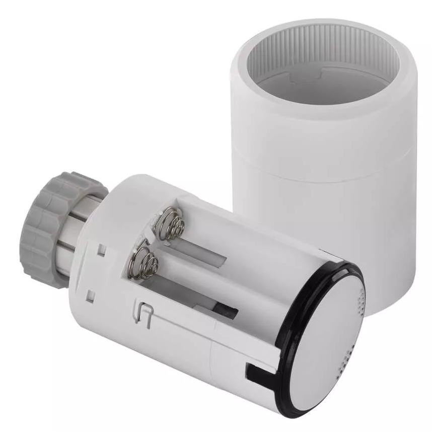 Inteligente cabezal termostatico con pantalla LCD GoSmart M30x1,5 2xAA/1,5V Tuya