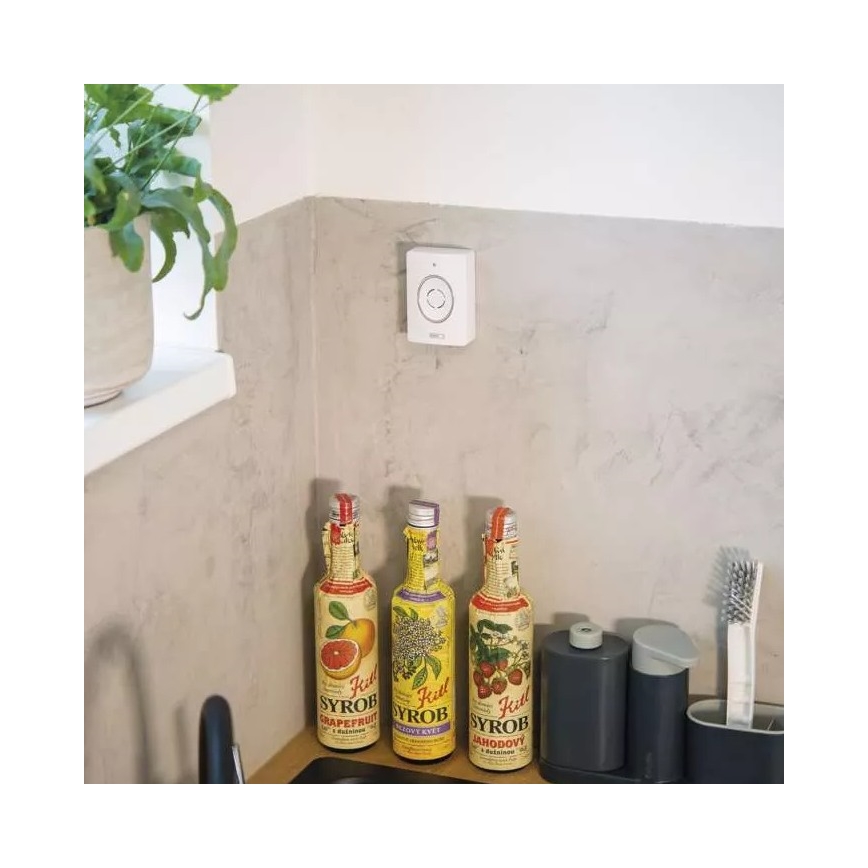 Intercomunicador de video inalámbrico con un panel solar GoSmart 4400 mAh 3xAA IP44 Wi-Fi Tuya