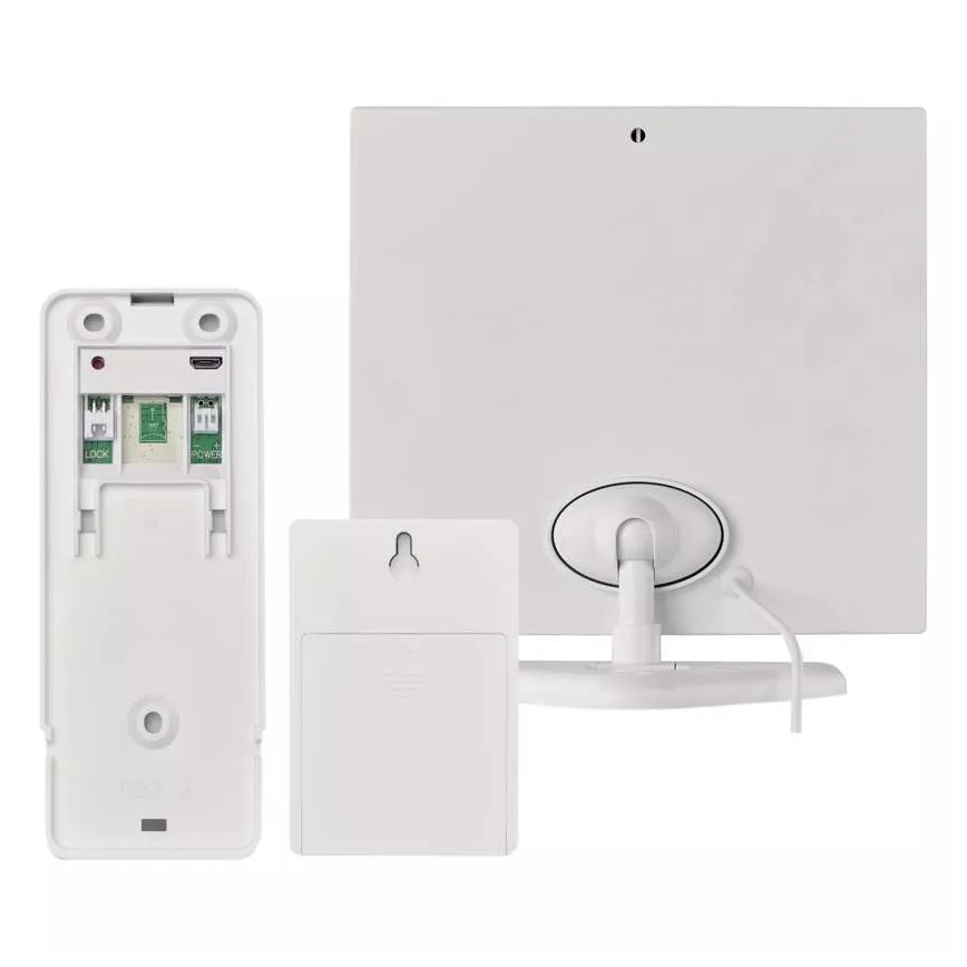 Intercomunicador de video inalámbrico con un panel solar GoSmart 4400 mAh 3xAA IP44 Wi-Fi Tuya