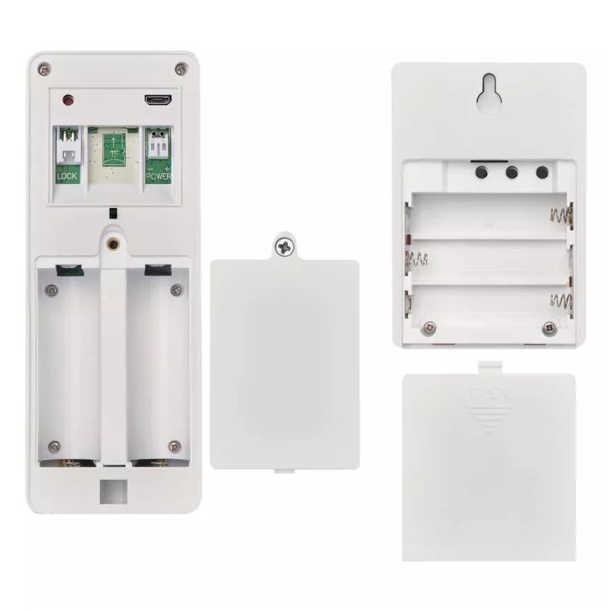 Intercomunicador de video inalámbrico con un panel solar GoSmart 4400 mAh 3xAA IP44 Wi-Fi Tuya