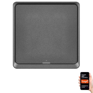 Interruptor 1 botón GoSmart 1xCR2430 Tuya negro