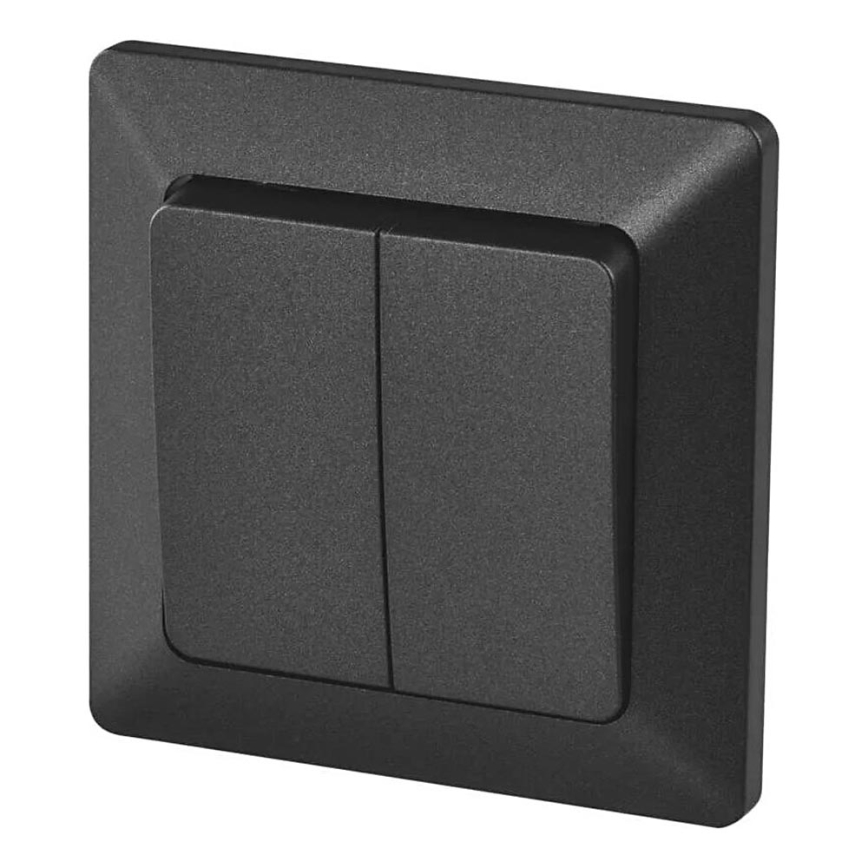 Interruptor doméstico en serie 250V/10A antracita