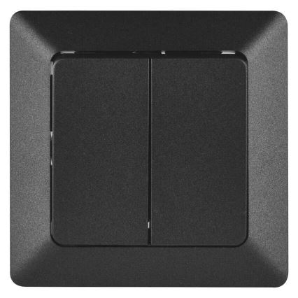 Interruptor doméstico en serie 250V/10A antracita