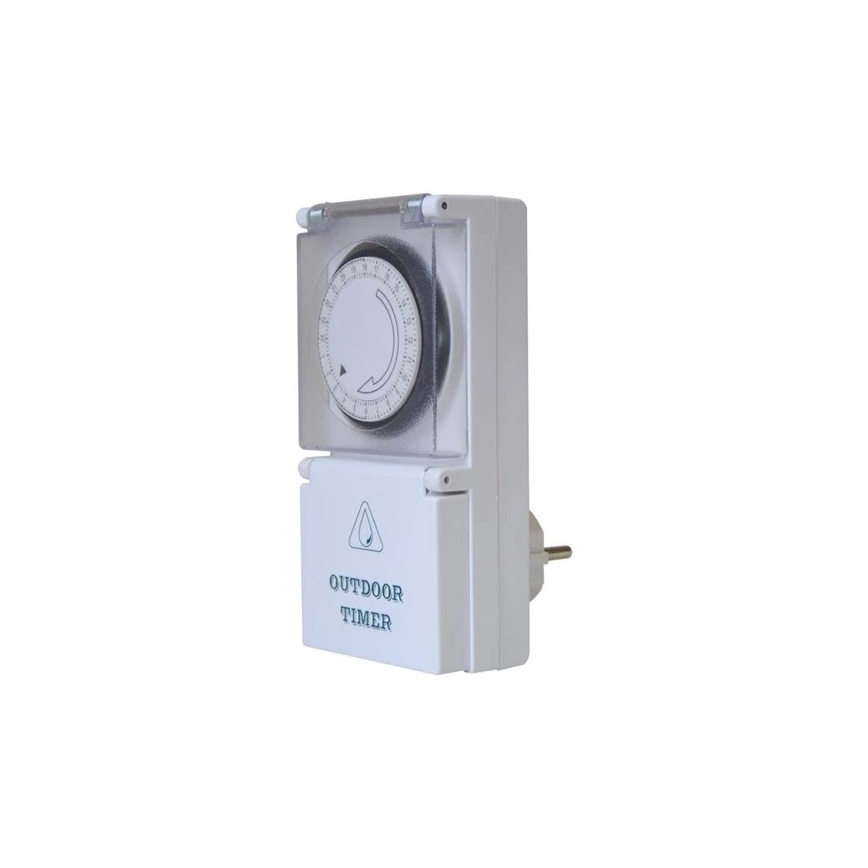 Interruptor horario mecánico de exterior diario 16A/230V IP44
