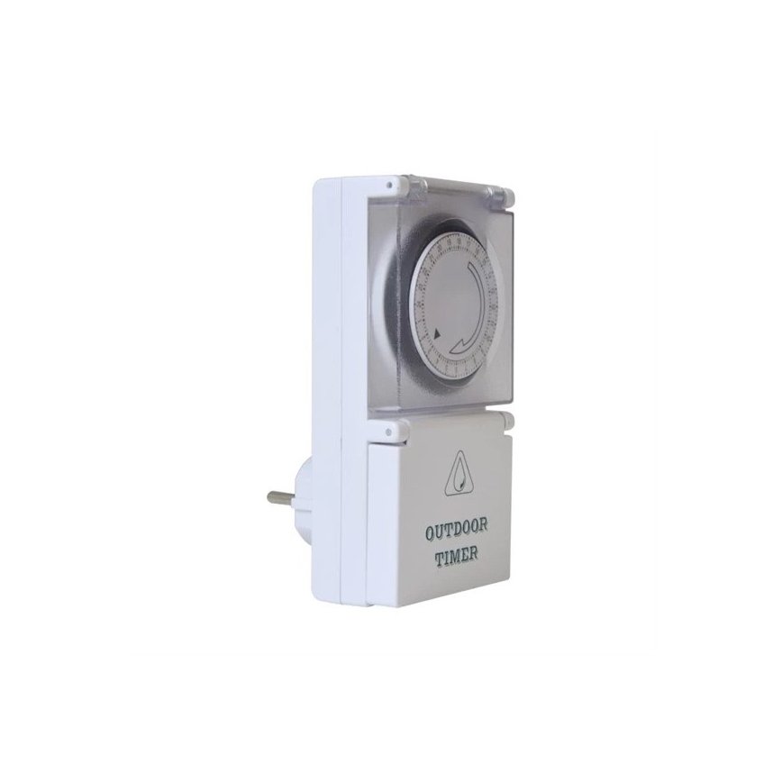 Interruptor horario mecánico de exterior diario 16A/230V IP44