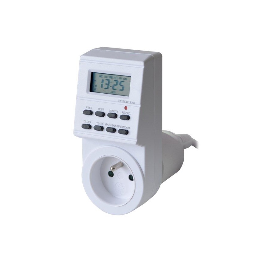 Interruptor horario semanal digital 16A/230V