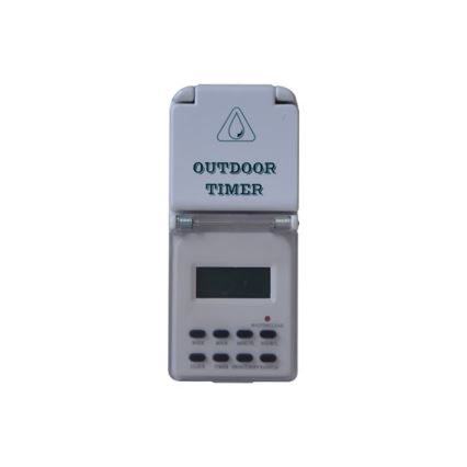 Interruptor horario semanal digital de exterior 16A/230V IP44