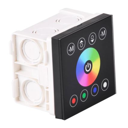 Interruptor táctil con regulador de intensidad para cintas LED RGBW 12-24V 4 canales