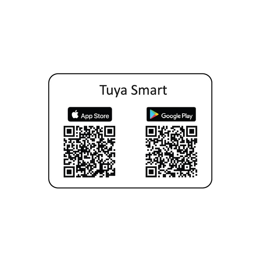 Interruptor táctil unipolar SMART 800W/230V negro Wi-Fi Tuya