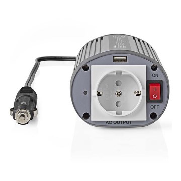 Inversor de tensión 150W/12/230V + USB