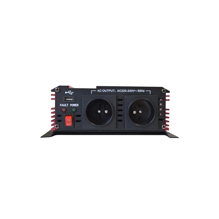 Inversor de tensión 1600W/12/230V + USB