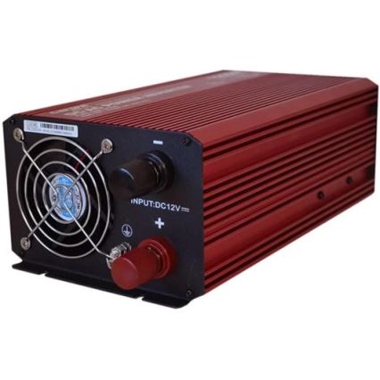 Inversor de tensión CARSPA 1000W/12/230V + USB