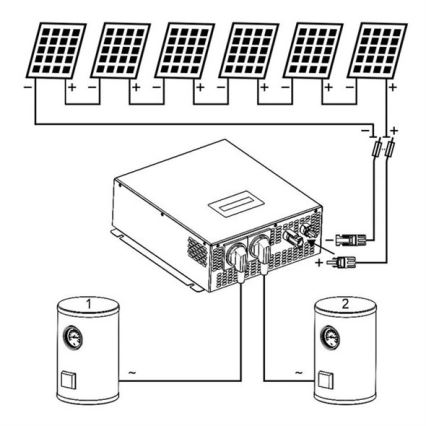 Inversor solar para agua caliente ECO Solar Boost MPPT-3000 3,5kW PRO