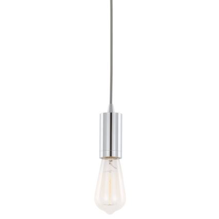 ITALUX - Lámpara colgante MODERNA 1xE27/60W/230V cromo brillante