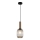 ITALUX - Lámpara colgante ANTIOLA 1xE27/40W/230V diá. 15 cm bronce
