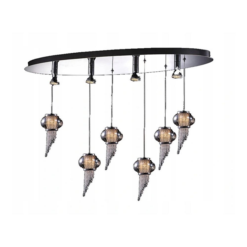 ITALUX - Lámpara colgante CARLO 10xG4/20W/230V