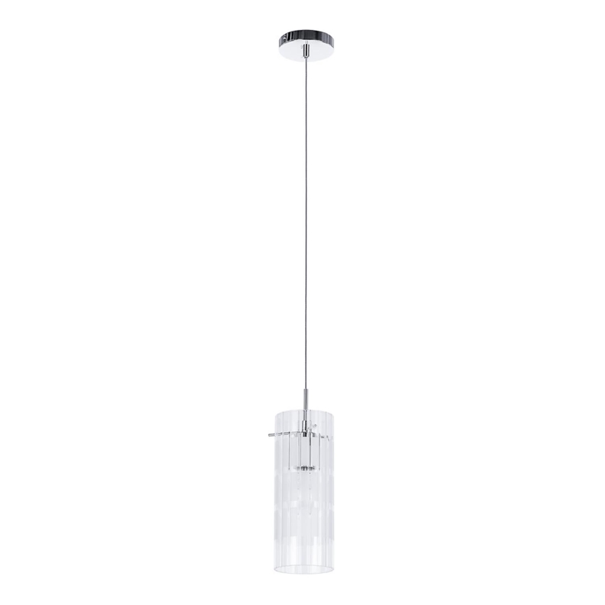 ITALUX - Lámpara colgante MAX 1xE27/60W/230V cromo brillante/transparente