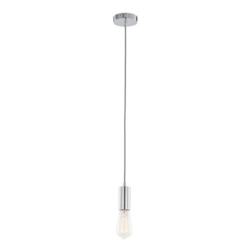 ITALUX - Lámpara colgante MODERNA 1xE27/60W/230V cromo brillante