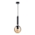ITALUX - Lámpara colgante RAVENA 1xE27/10W/230V negro