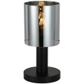 ITALUX - Lámpara de mesa SARDO 1xE27/40W/230V negro