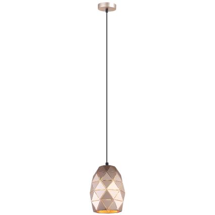 ITALUX - Lámpara colgante HARLEY 1xE27/40W/230V Oro rosa