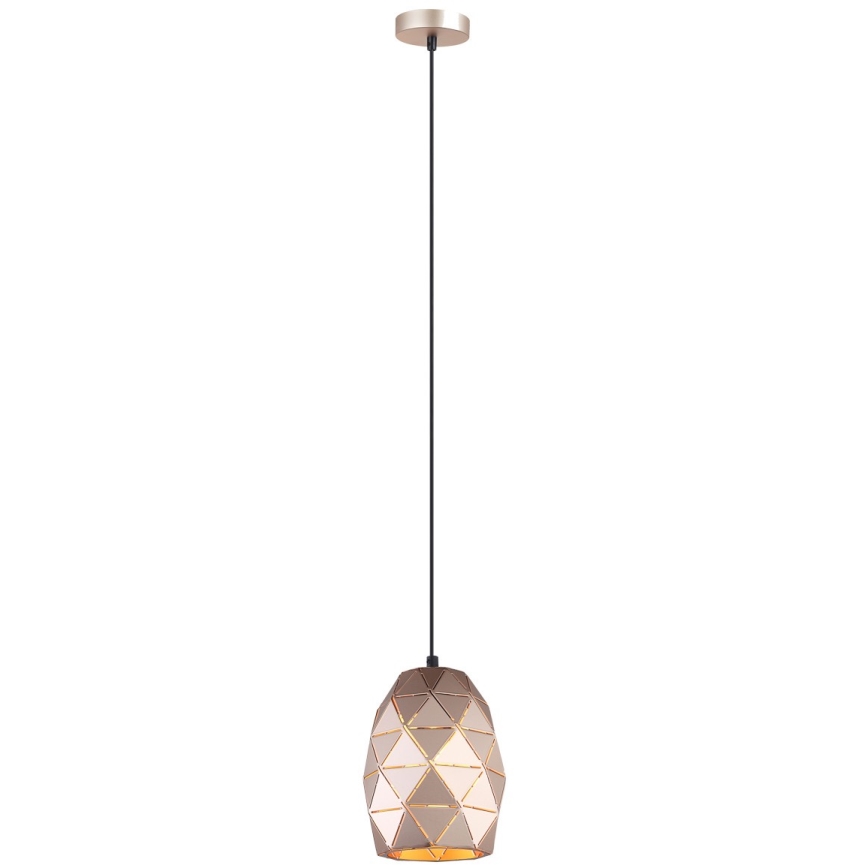 ITALUX - Lámpara colgante HARLEY 1xE27/40W/230V Oro rosa