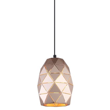 ITALUX - Lámpara colgante HARLEY 1xE27/40W/230V Oro rosa