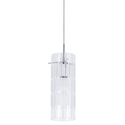 ITALUX - Lámpara colgante MAX 1xE27/60W/230V cromo brillante/transparente