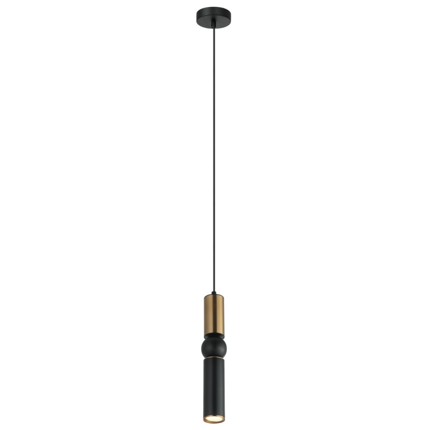 ITALUX - Lámpara colgante ISIDORA 1xGU10/25W/230V negro/bronce