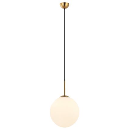 ITALUX - Lámpara colgante DEORE 1xE27/40W/230V diá. 30 cm bronce